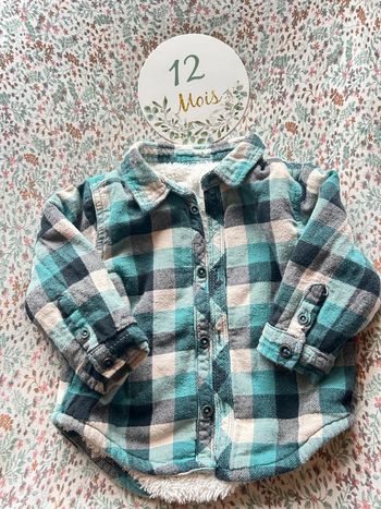Chemise fourré 12 mois