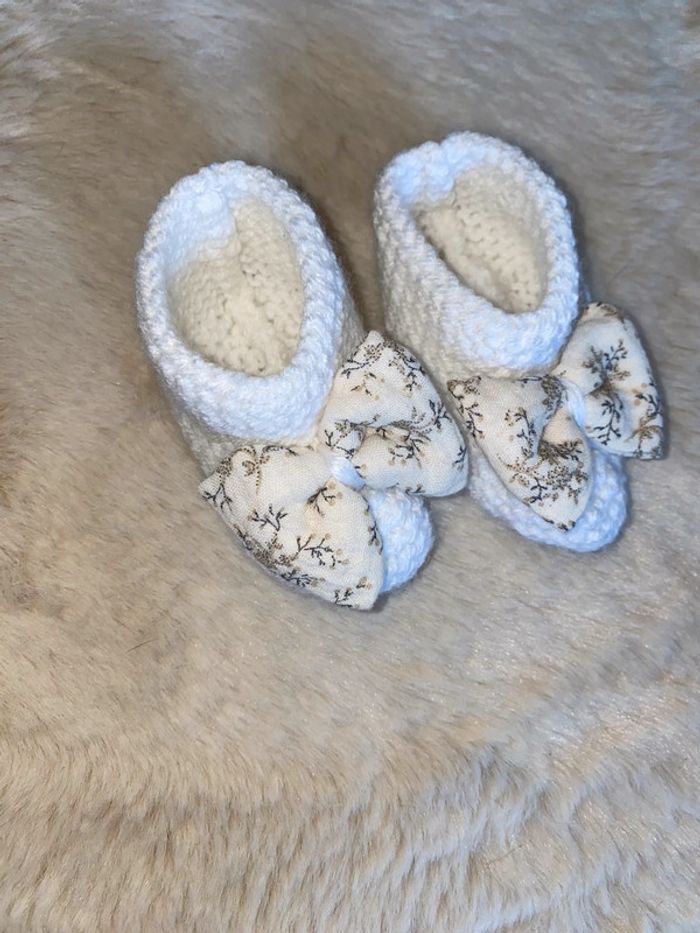 Chaussons bébé filles - photo numéro 2