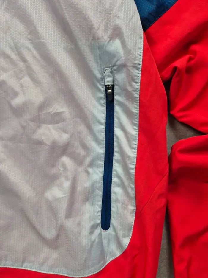 Veste coupe vent Puma Arsenal Rouge et blanche Taille XXL - photo numéro 8