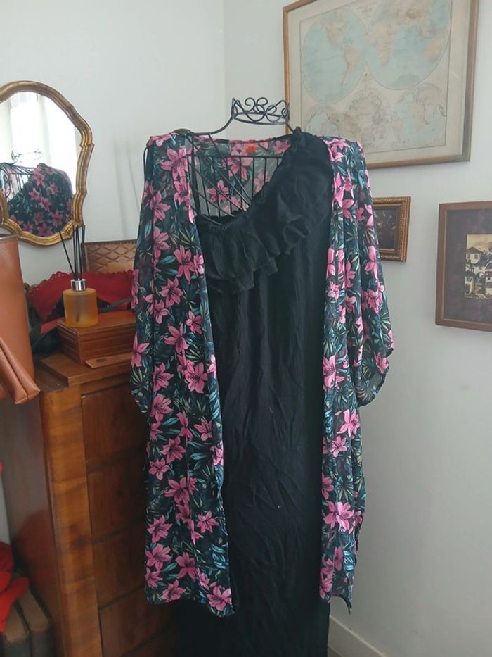 Kimono Midaxi cache maillot, vêtement de plage - photo numéro 2