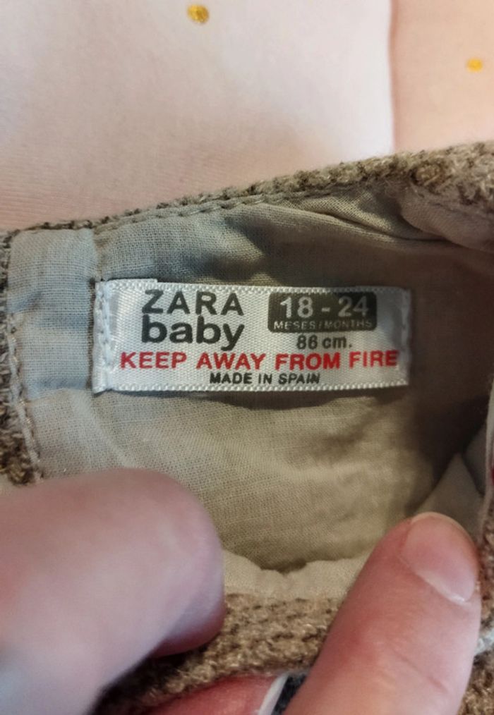 Robe courte fille Zara 18/24 mois - photo numéro 2