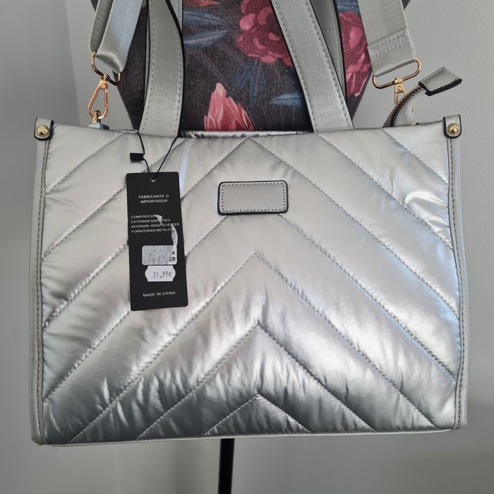 Magnifique sac argenté - photo numéro 2