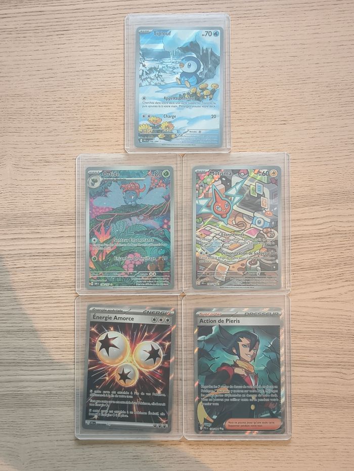 Lot 5 cartes Pokémon