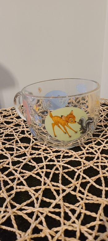 bol verre vintage figurines disney