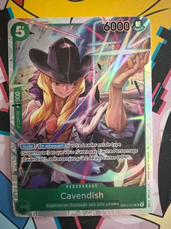One Piece Cavendish EB01-012 SR PRB02 FR NM