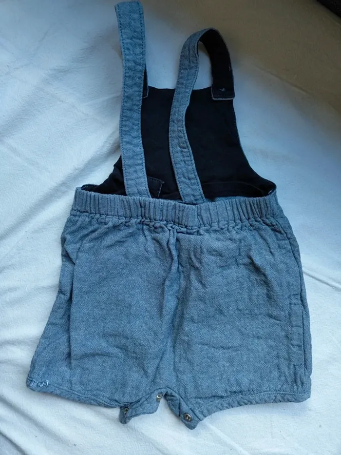 Salopette courte 12m Kiabi 73cm-76cm - photo numéro 3