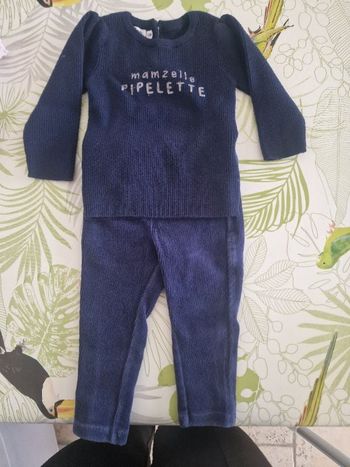 Ensemble pantalon + pull taille 12mois