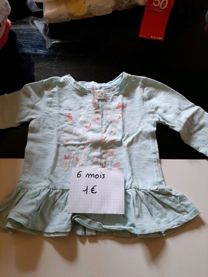 T-shirt long 6mois