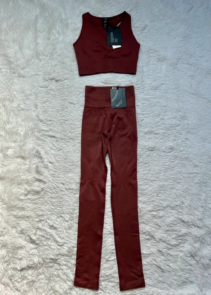 Ensemble legging et débardeur / brassière Johaug - photo numéro 2