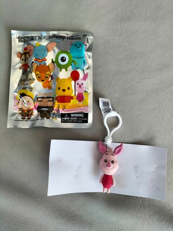 🩷 Bag clip série 20 modèle Porcinet (Winnie l'ourson) - Disney - Neuf 🩷