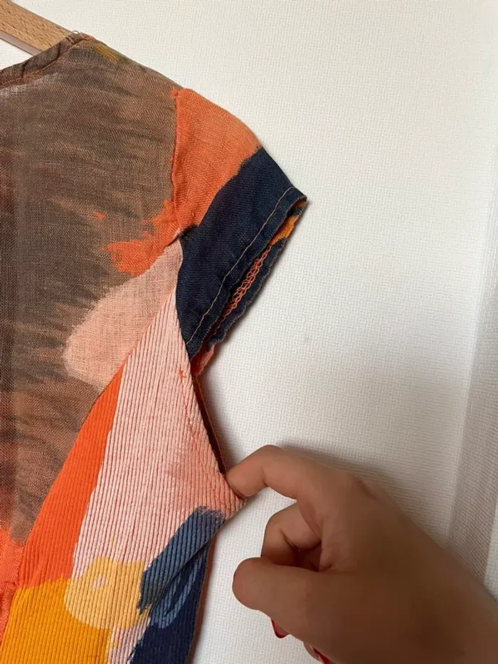 Robe orange Made In Italy S - photo numéro 12