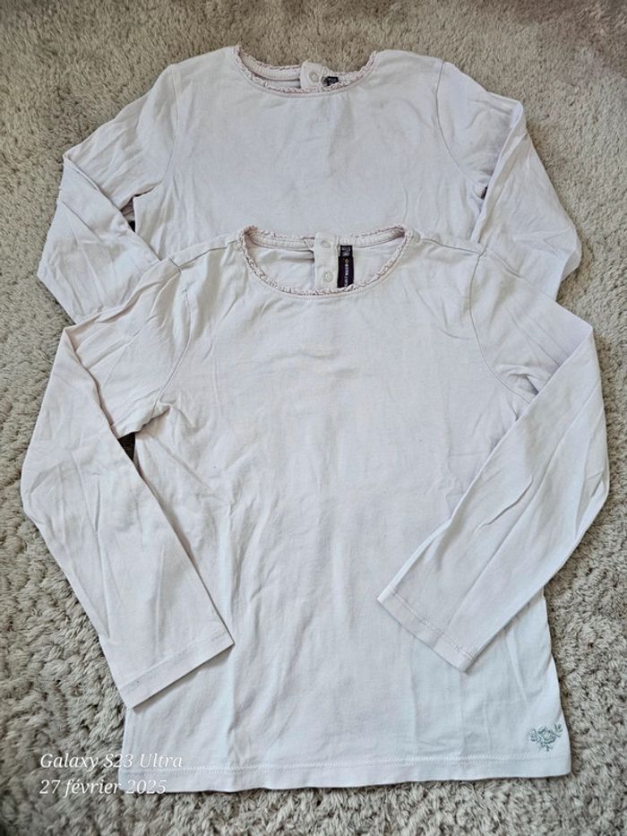 Lot de 2 t shirt manches longues sergent major 7 ans