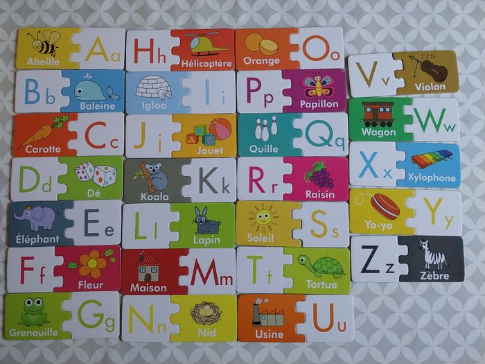 Les paires l'alphabet en 26 puzzles - photo numéro 4