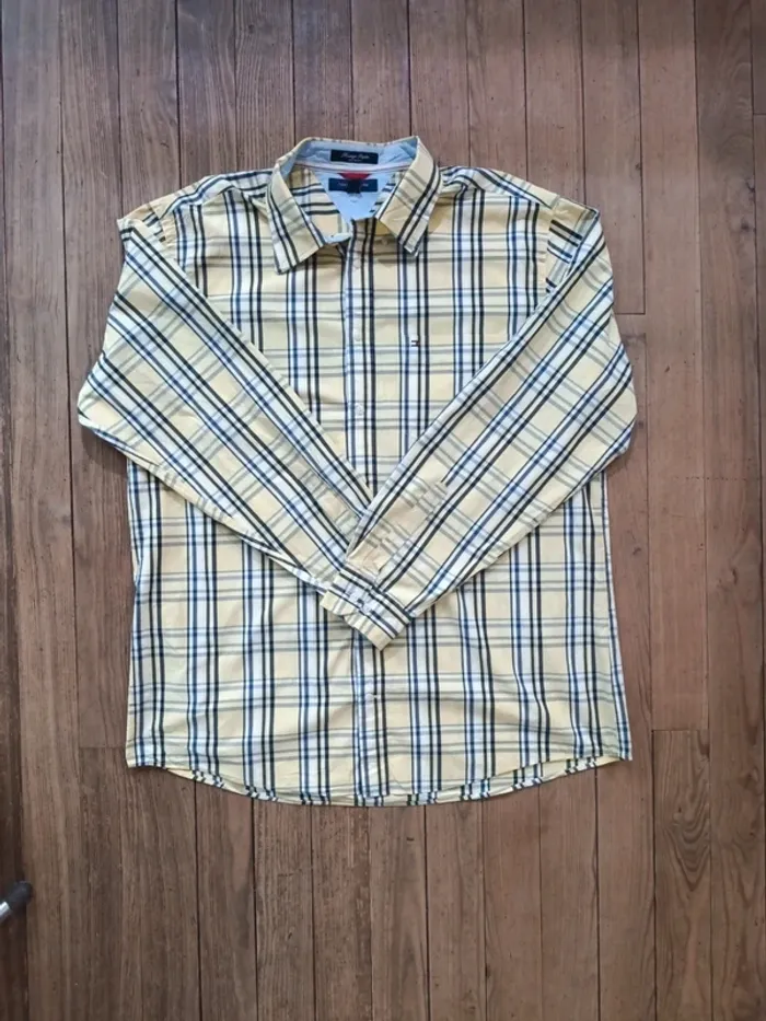 Chemise à carreaux tommy Hilfiger héritage poplin