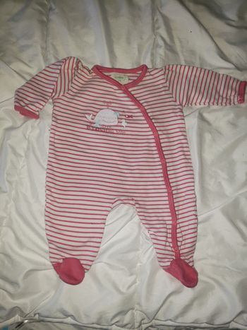 Lot de 2 pyjamas 3 mois coton bio gemo