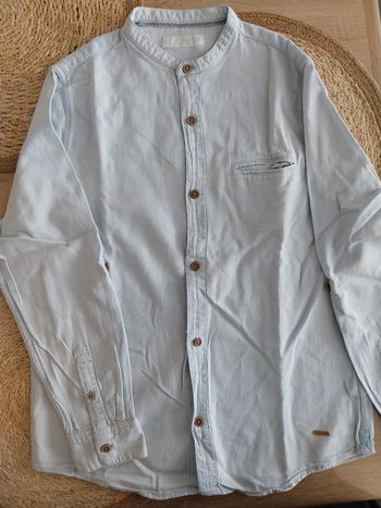 Chemise Zara bleu très clair 12 ans