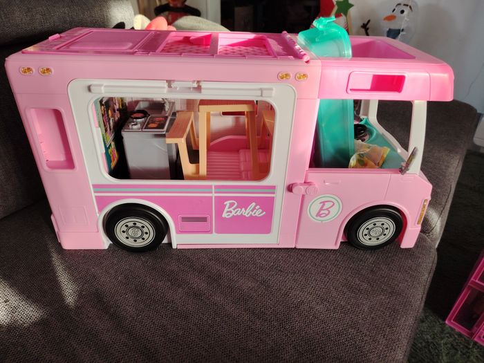 Camion camping car barbie - photo numéro 2
