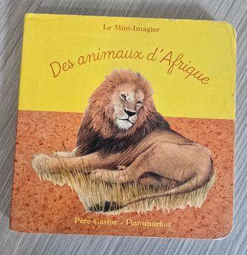 Livre le mini-imagier des animaux d'Afrique