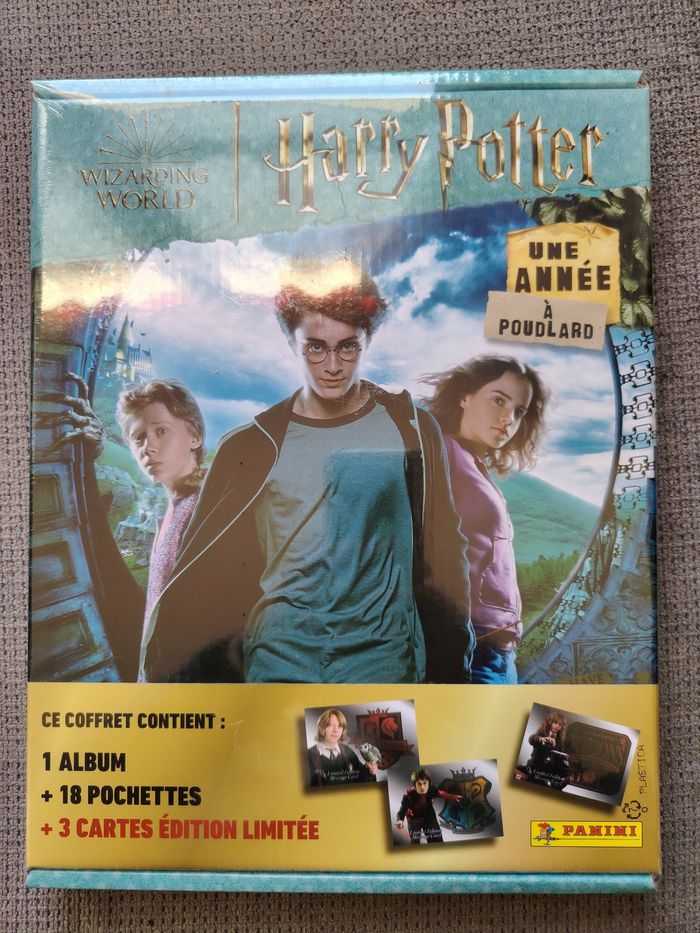 Coffret panini Harry Potter une année à Poudlard neuf sous blister