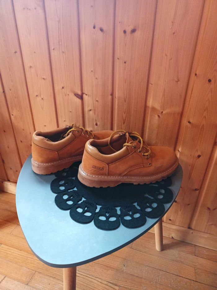 Chaussures homme moutarde Road99 pointure 41 - photo numéro 5