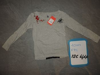 tee shirt FPC taille 10 ans