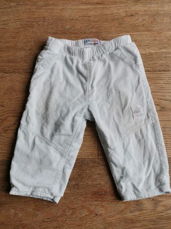 Pantalon blanc la Cie des petits 9mois