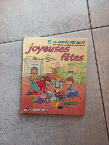 Livre pour enfant Joyeuses fêtes Le jardin des mots