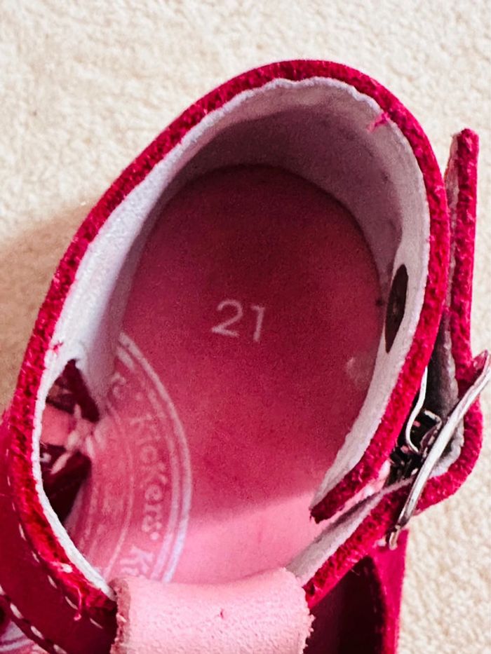 Sandales Kickers rose - photo numéro 5