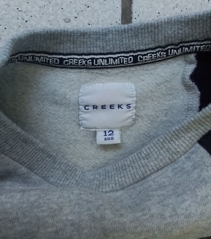 Pull léger col rond garçon. 12ans. Creeks - photo numéro 3