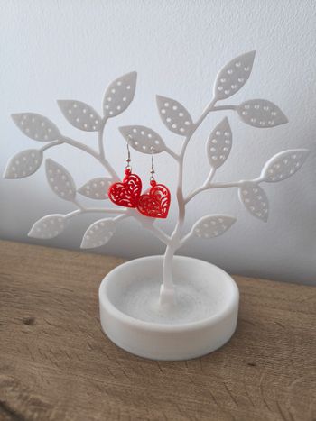 Boucles d'oreilles impression 3D 