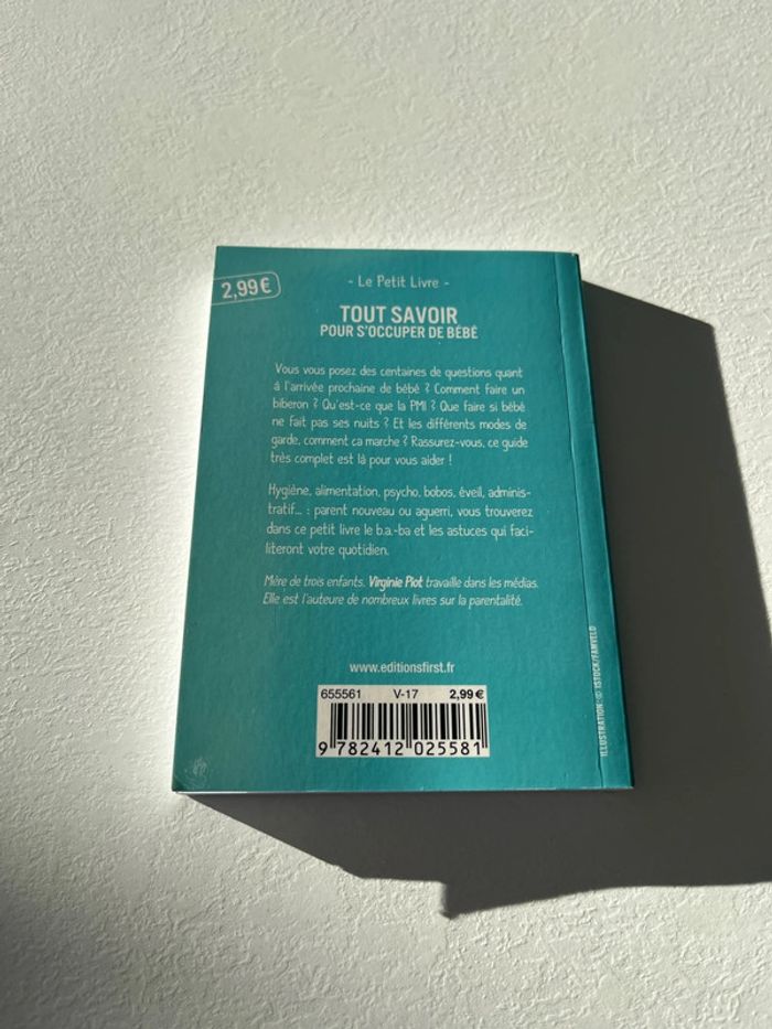 Livre Tout savoir pour s’occuper de bébé - photo numéro 2