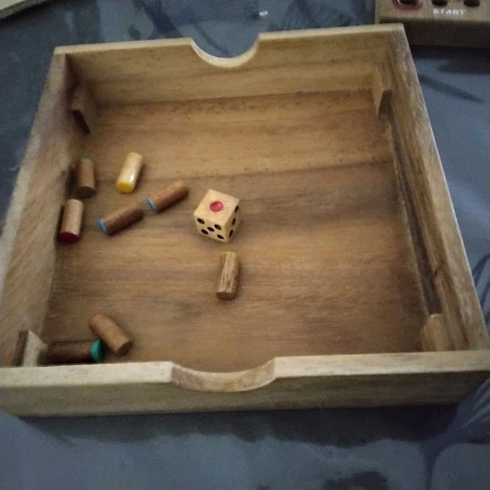 Jeu du serpent et échelle bois voyage - photo numéro 2