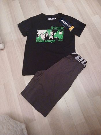 pyjama short garçon 6/8ans
