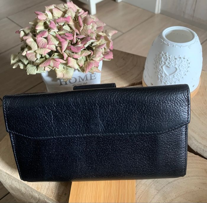 Portefeuille/porte-monnaie cuir noir Mac Douglas - photo numéro 2