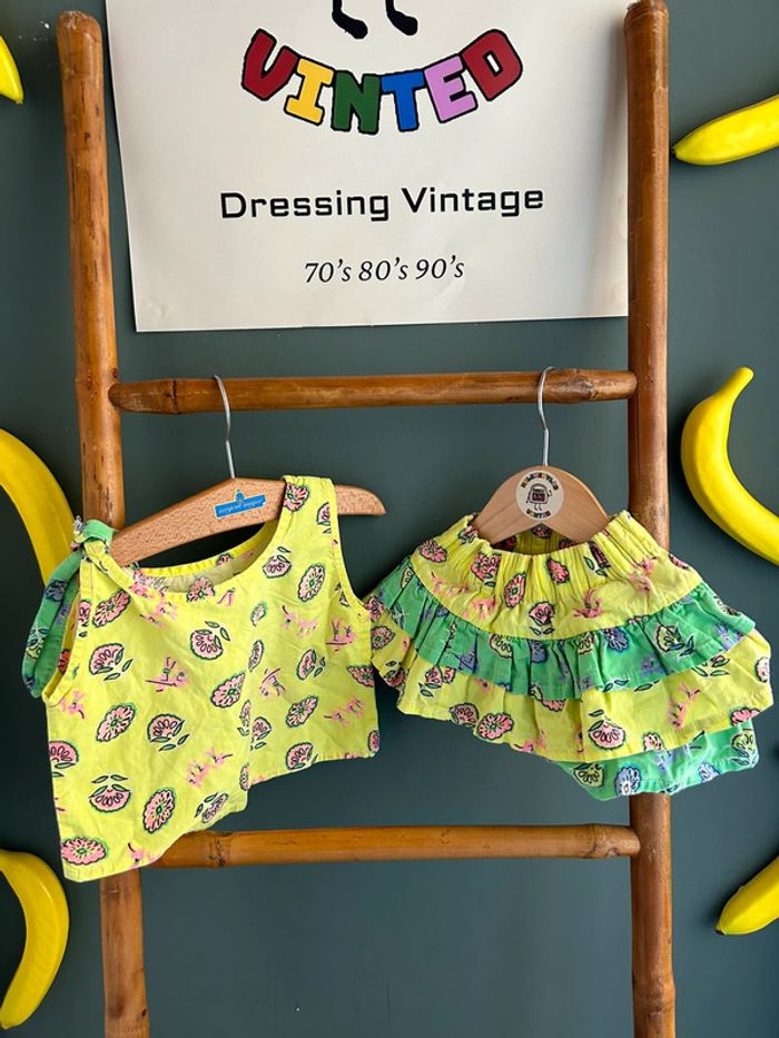 Ensemble vintage coloré 18-24M - photo numéro 2