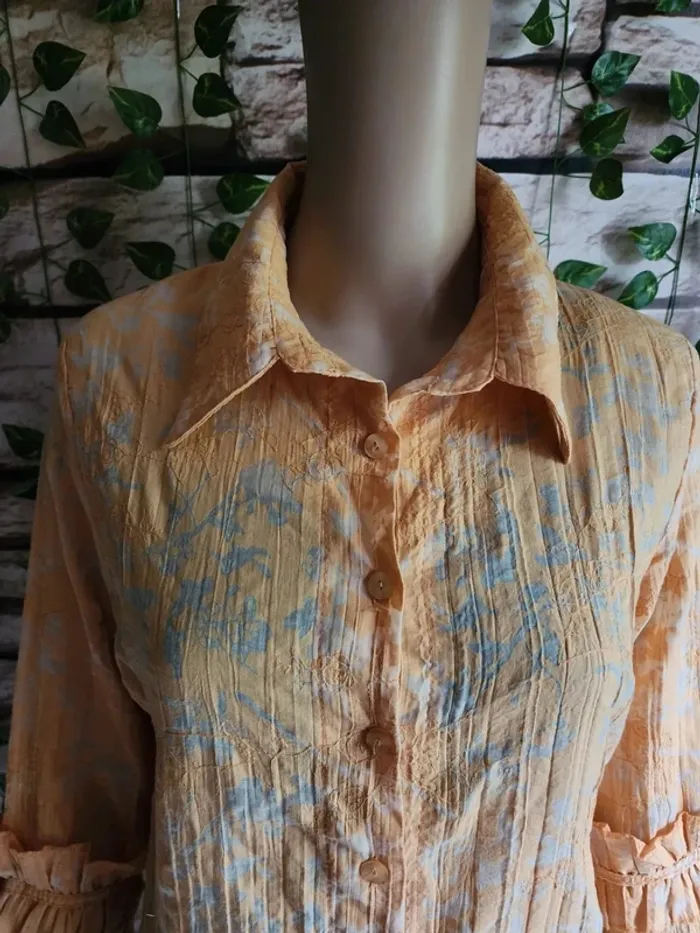 🌸Blouse Jaune Patrice Breal Taille 40🌸 - photo numéro 3