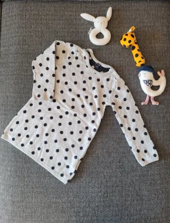 Robe pull manches longues 36 mois