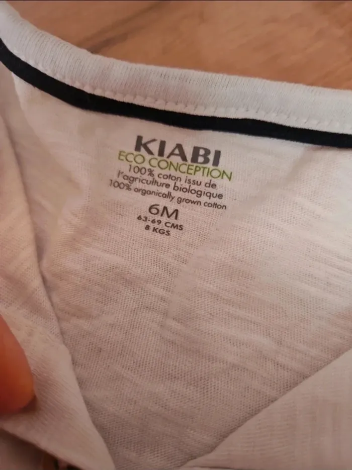 Ensemble bébé garçon salopette et pull léger 6 mois - photo numéro 4