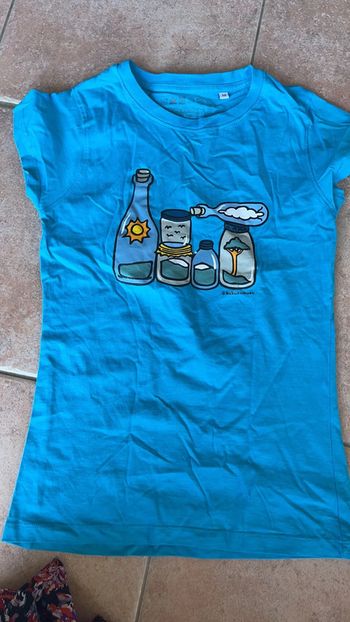 Tee shirt bleu kukuxumuzu