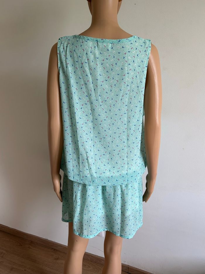 Robe turquoise sans manches Molly Bracken taille unique jamais portée - photo numéro 5