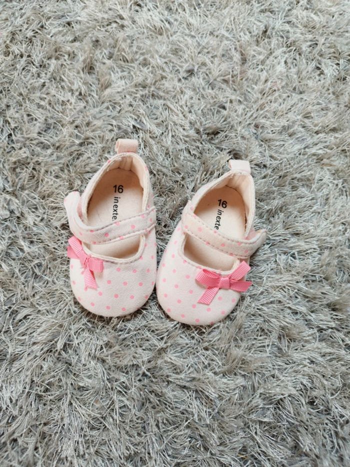 Ballerine bébé fille une extension pointure 16
