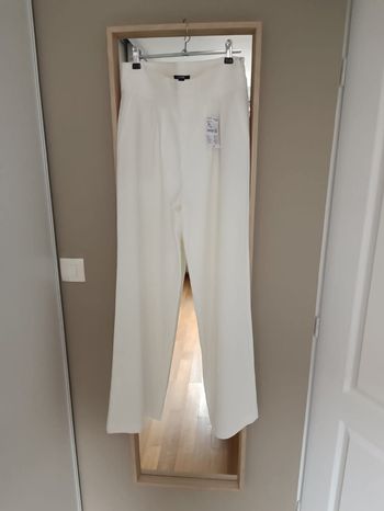 Pantalon Kiabi femme ecru