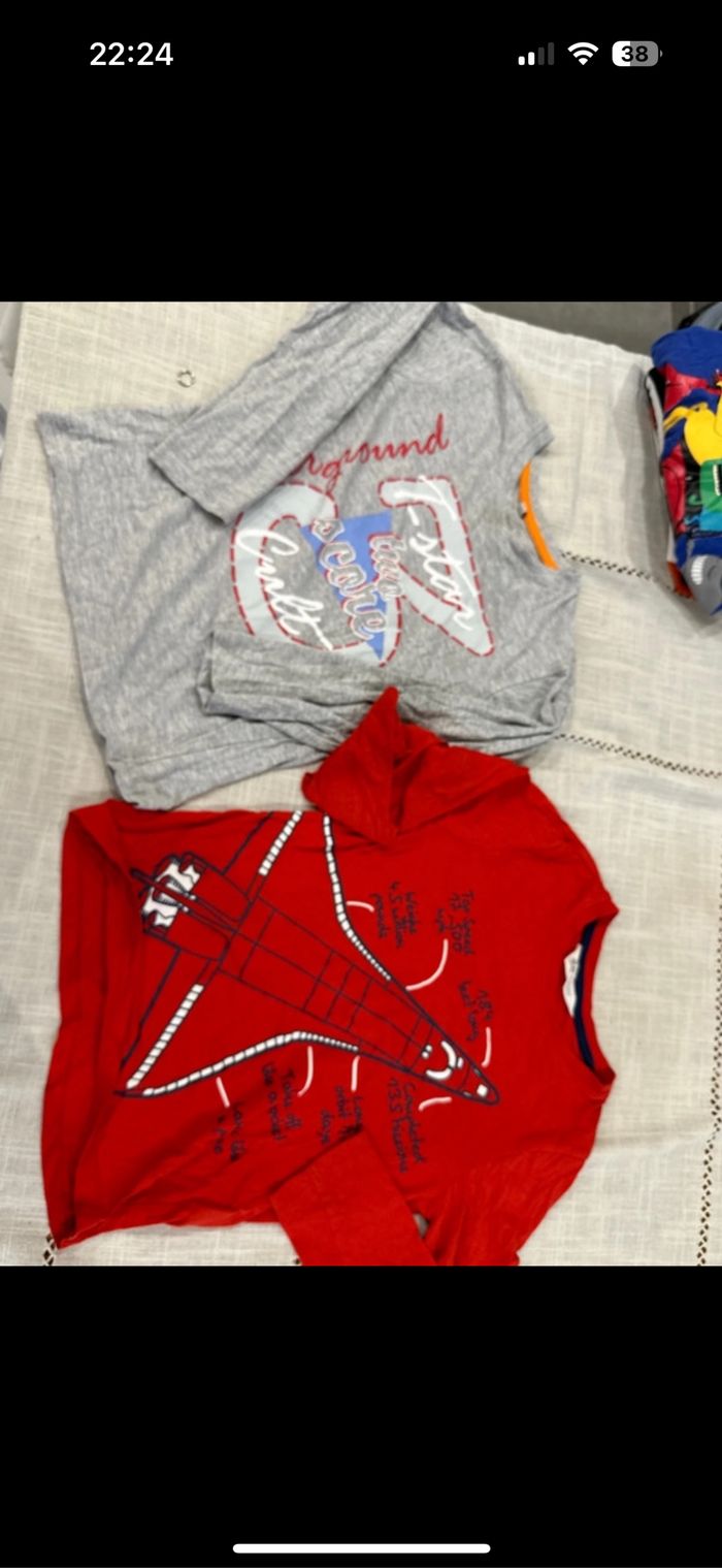 Lot 8 T-shirts et manches longues - photo numéro 7