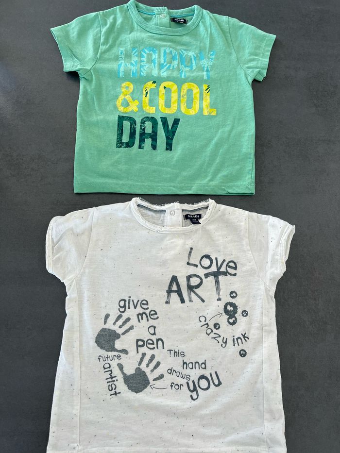 2 tee shirts 18 mois
