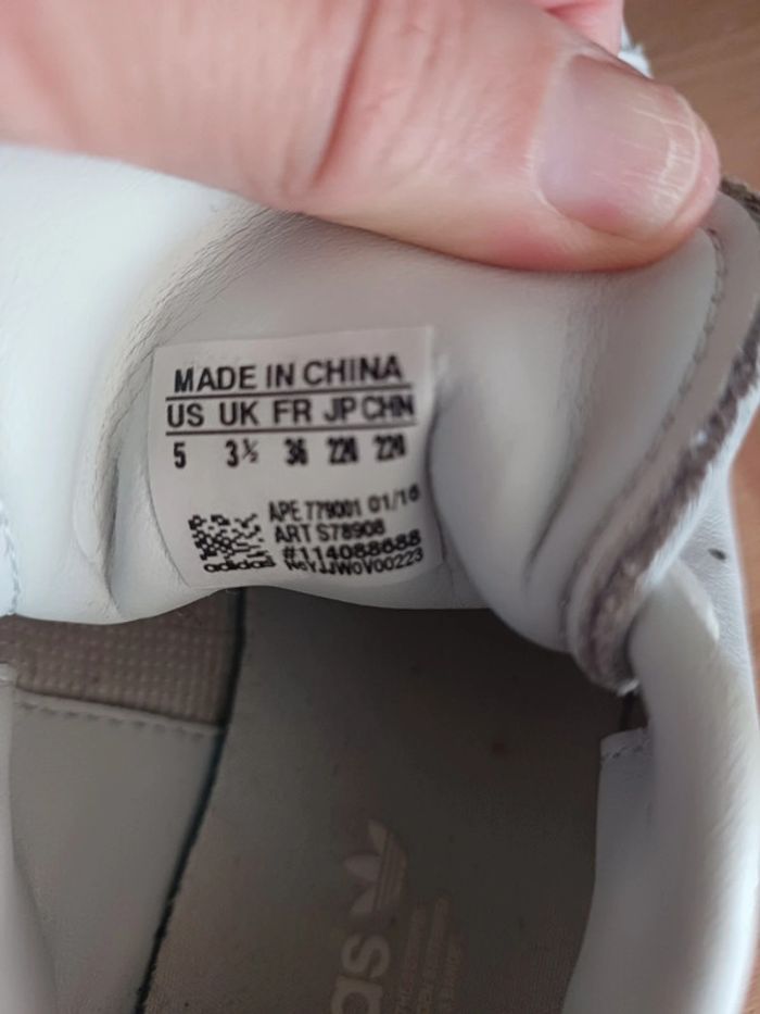 Basket stan smith groot pointure 36 - photo numéro 7