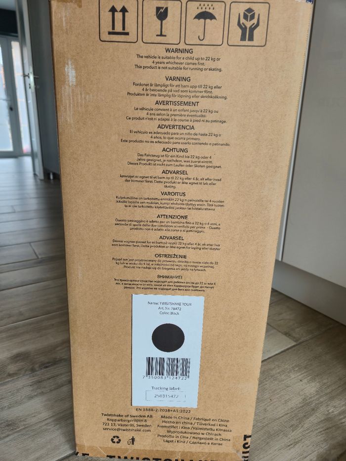 Pousette twistshake avec housse de pluie neuve - photo numéro 2