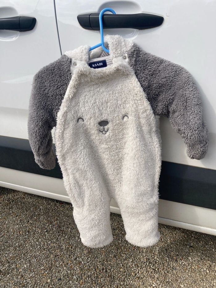 Combi pilote polaire blanche