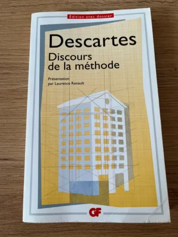 Livre Discours de la méthode