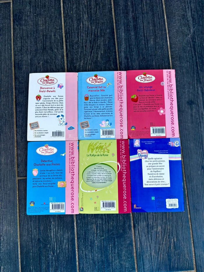 Lot Livres Bibliothèque Rose pour Filles - photo numéro 3