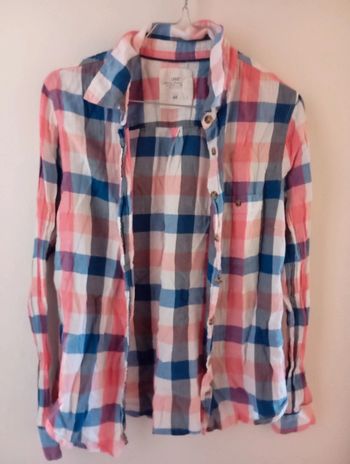Chemise à carreaux femme taille S